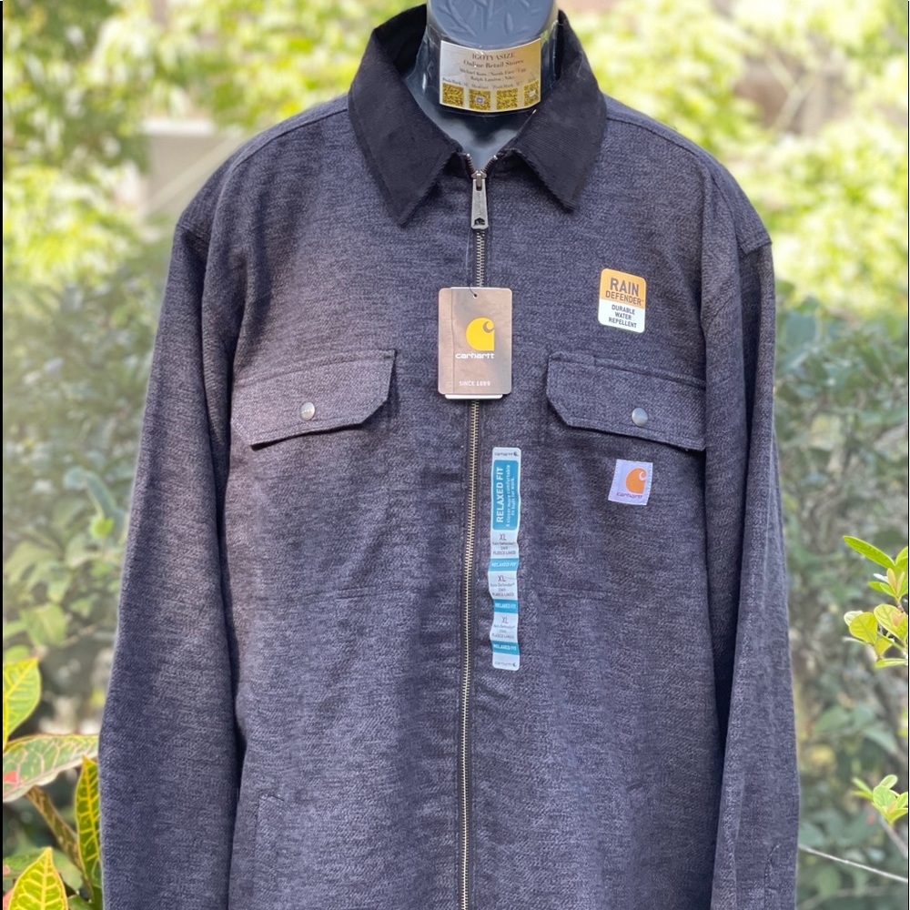 CARHARTT‎ PAWNEE SHIRT JACKET 104074 GRAY